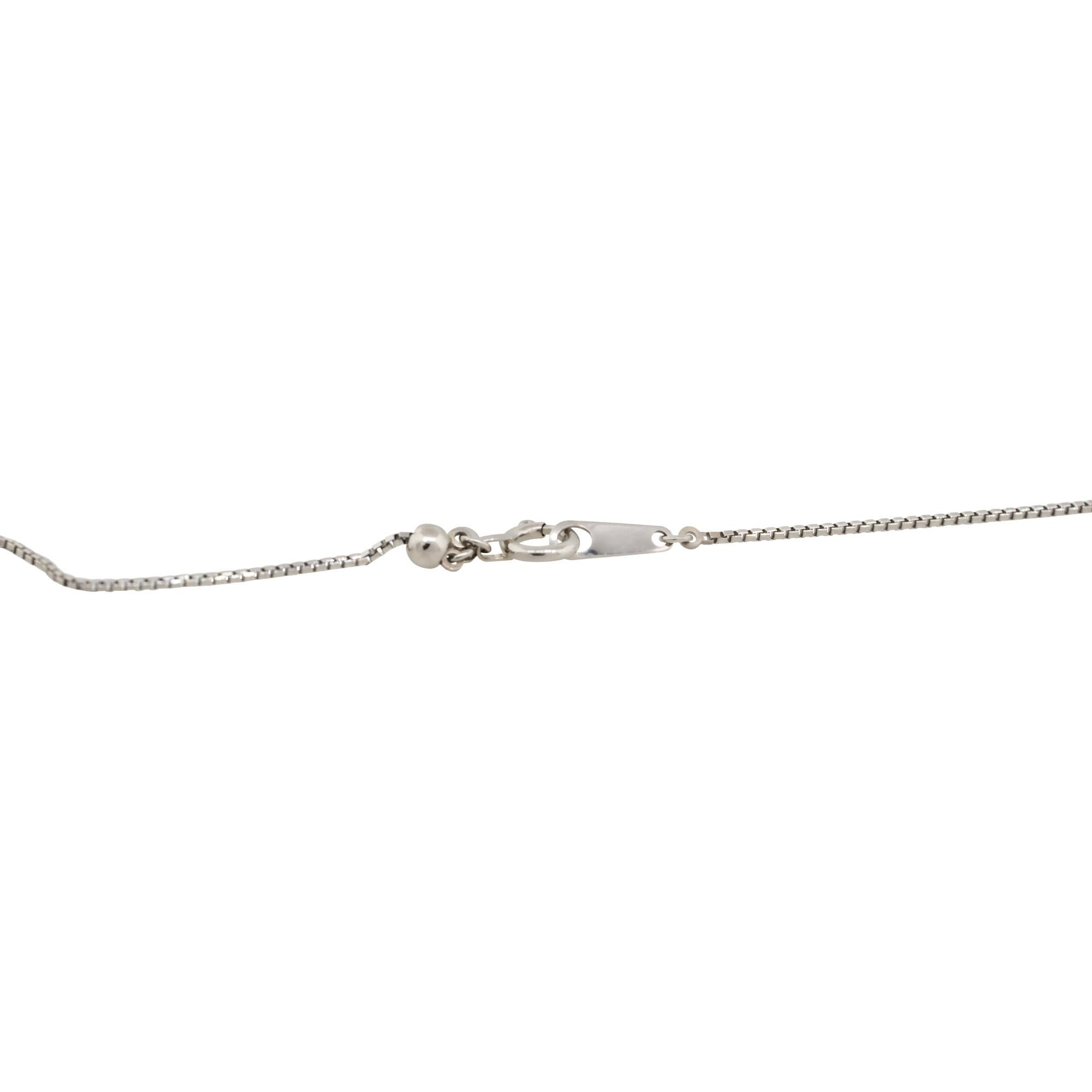 1.37 Carat Oval Cut Sapphire Pendant Necklace with Diamonds Platinum 1