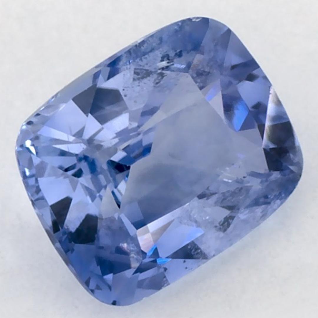 1.37 carati di zaffiro blu a cuscino, gemma sfusa In condizioni Nuovo in vendita a Fort Lee, NJ