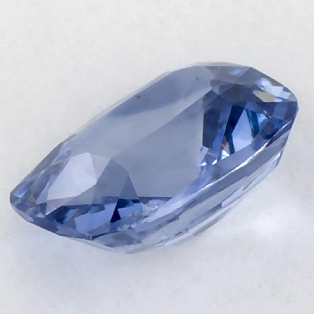 1.37 carati di zaffiro blu a cuscino, gemma sfusa in vendita 2