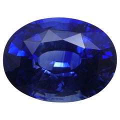1.37 Ct Blue Sapphire Oval GIA Certified
