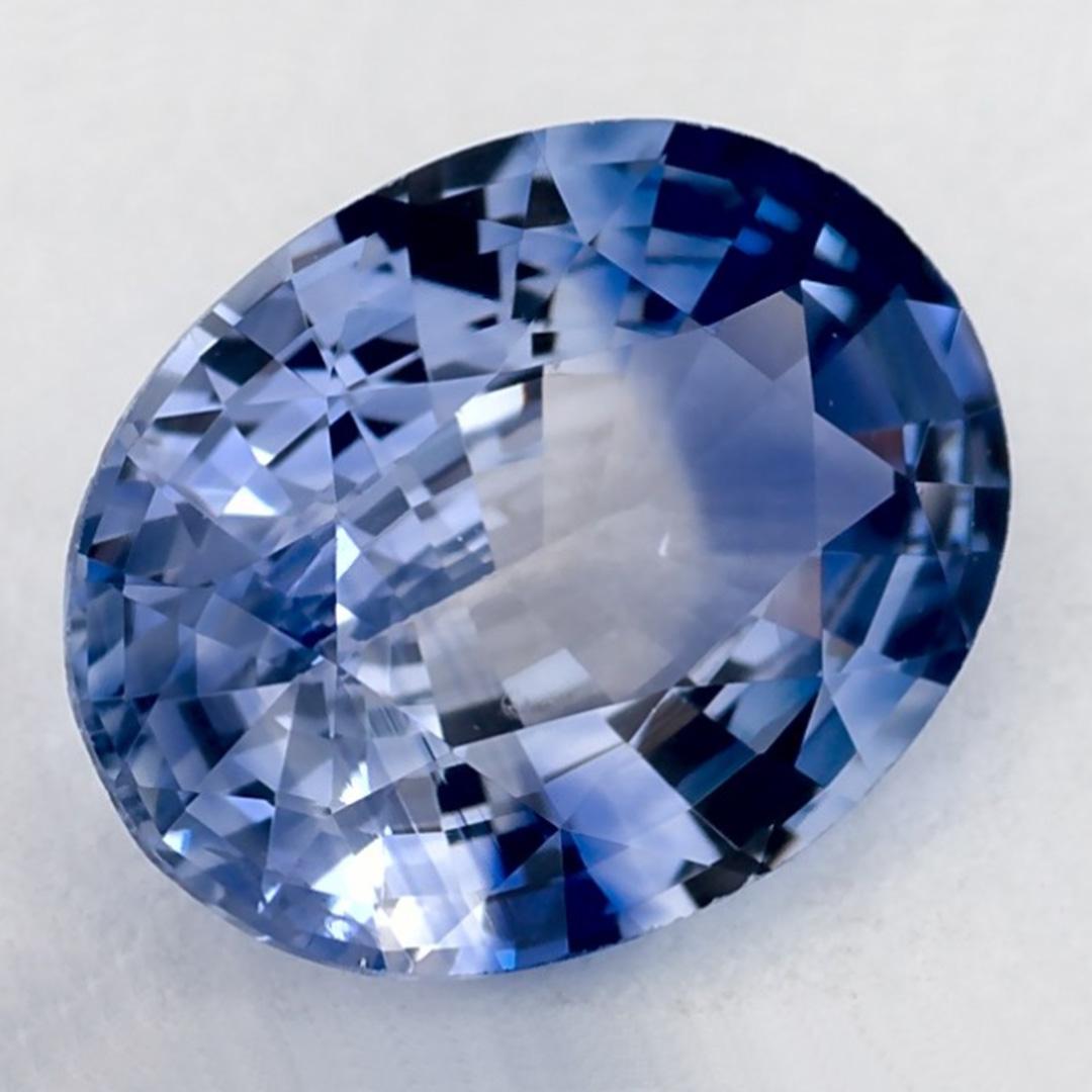 1.37 Karat Blauer Saphir Oval Loser Edelstein (Ovalschliff) im Angebot