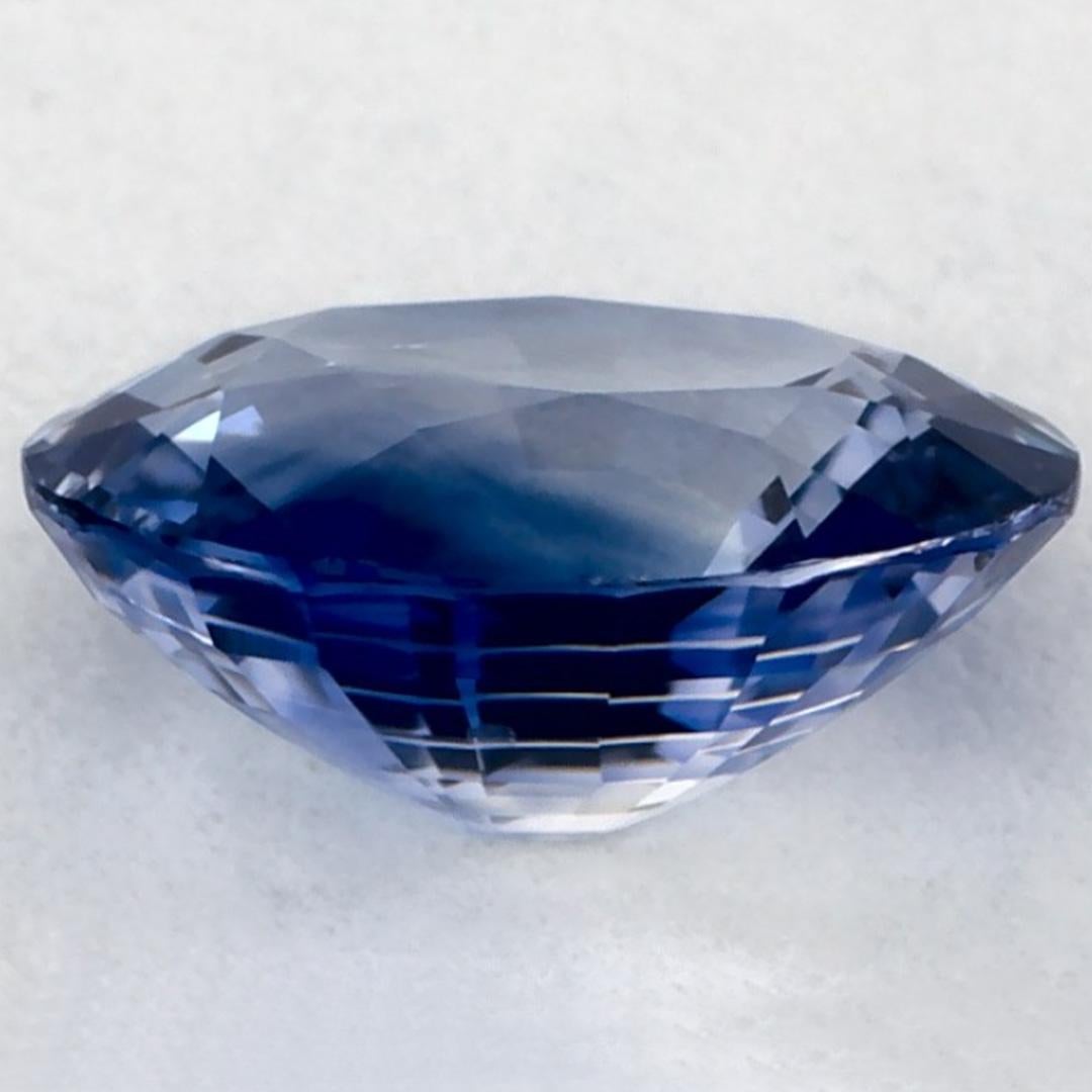 1.37 carati di zaffiro blu ovale sfuso In condizioni Nuovo in vendita a Fort Lee, NJ