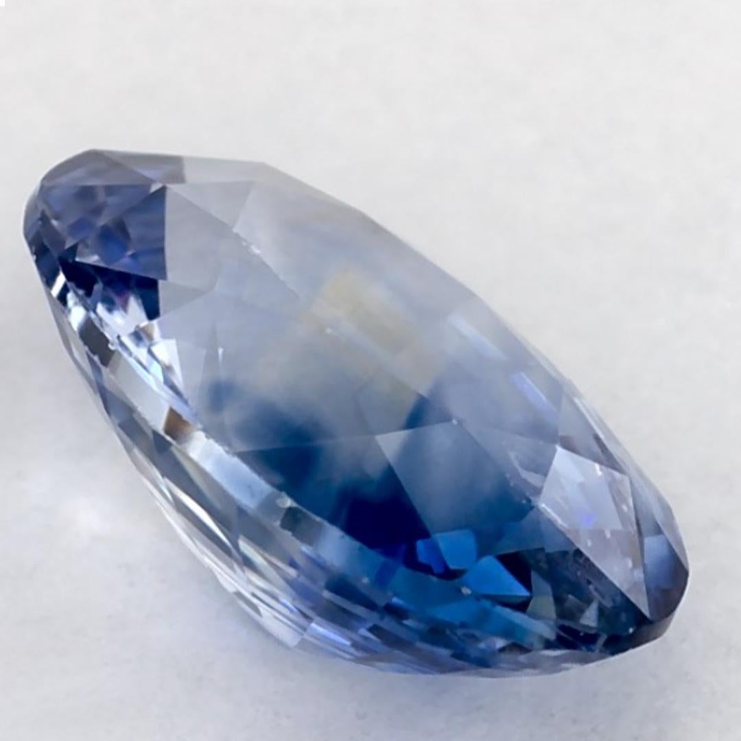 1.37 qt Zafiro Azul Oval Gema Suelta en venta 1