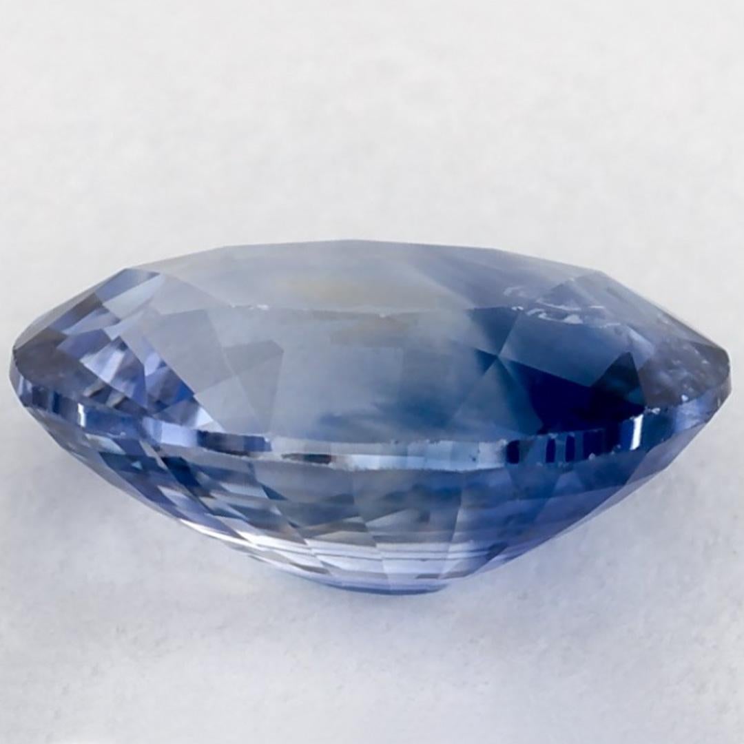 1.37 qt Zafiro Azul Oval Gema Suelta en venta 3