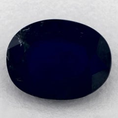 1.37 Ct Blue Sapphire Oval Loose Gemstone