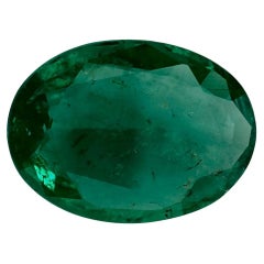 1.37 Ct Emerald Oval Loose Gemstone (pierre précieuse en vrac)