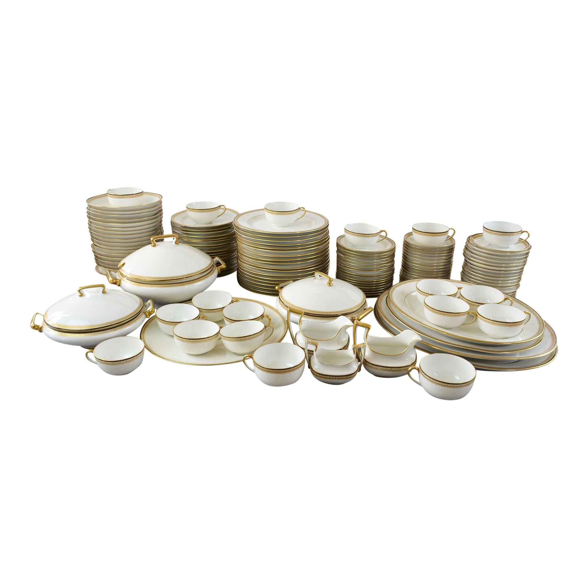 137 Piece Set China by Tressemann and Vogt of Limoges Service for 18