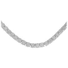 13.75 Carat Diamond Necklace