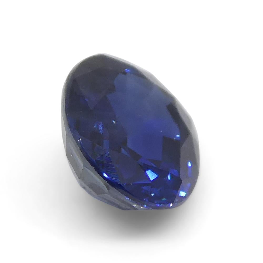 1.37ct Cushion Blue Sapphire from Nigeria For Sale 5
