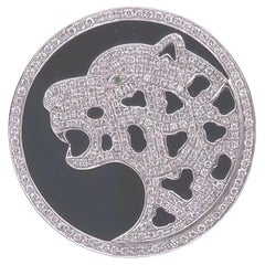 1.37ct Diamond Tiger Ring in 18k White Gold