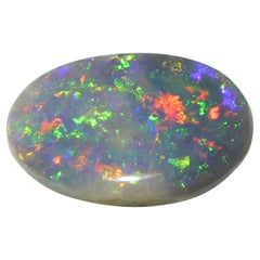 Opale grise de forme libre cabochon de 1.37 carats d'Australie