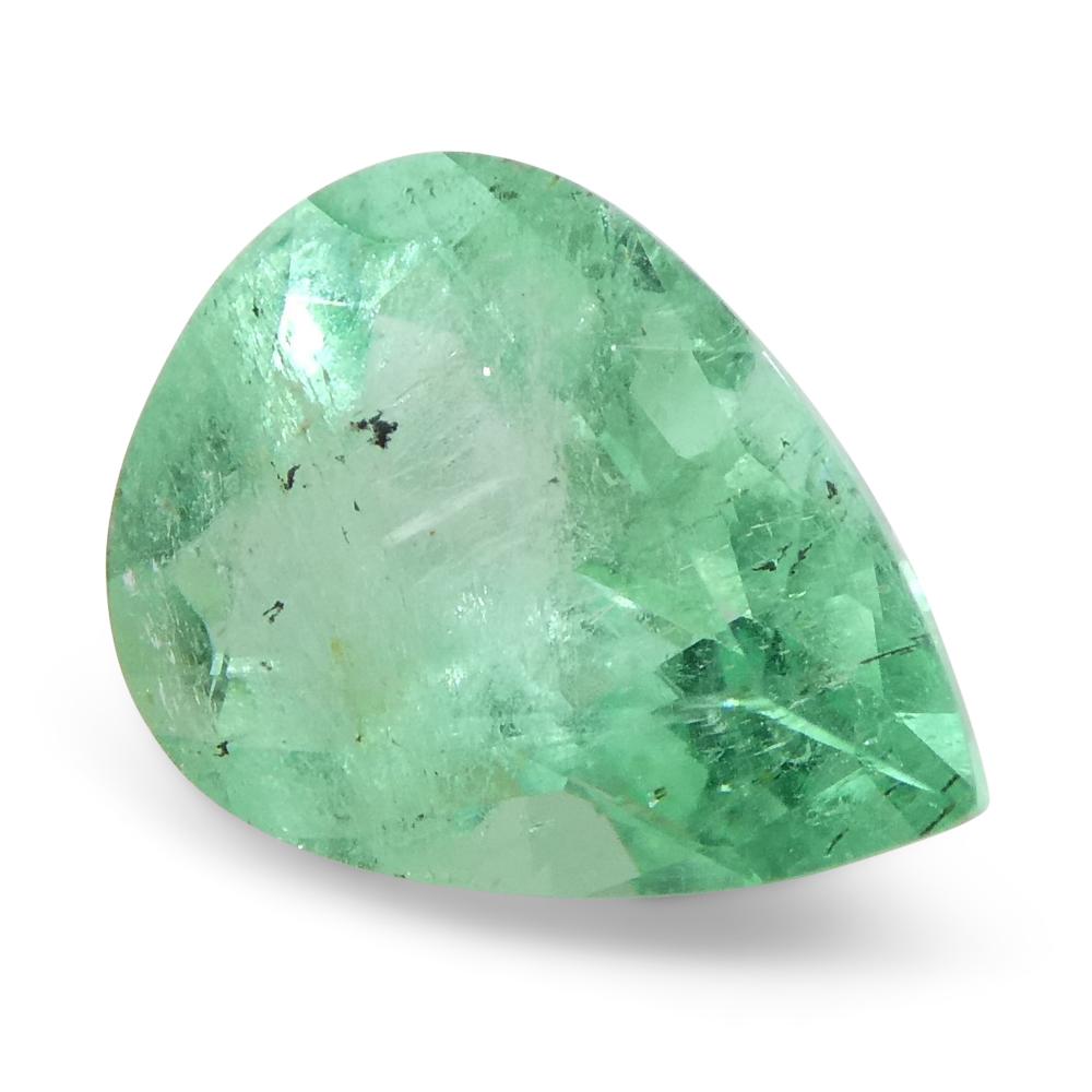 light green emerald stone