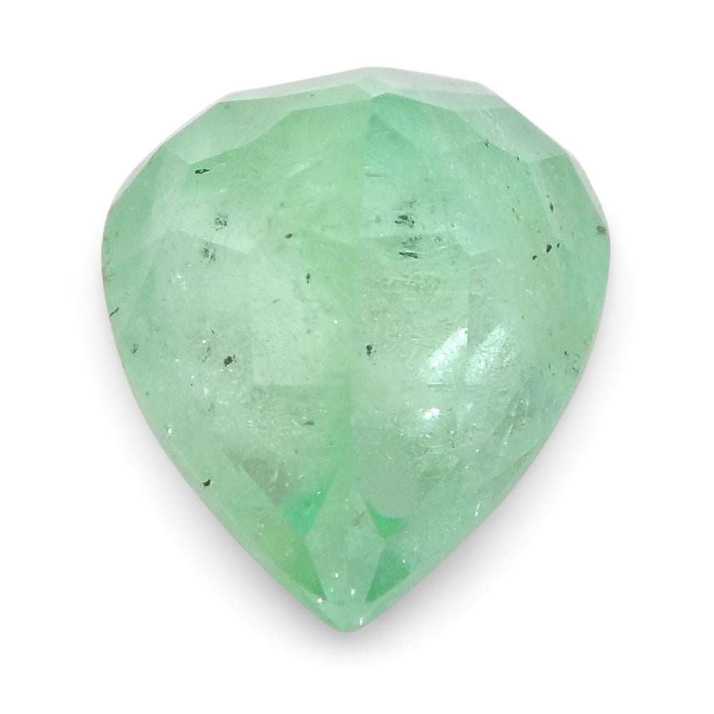 light green emerald stone