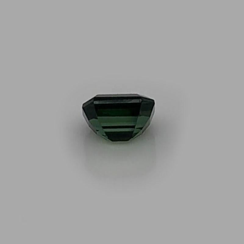 Saphir vert en forme d'émeraude de 1,38 carat, certifié GIA, non chauffé Neuf - En vente à San Francisco, CA