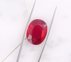 13.8 Carat Madagascar Ruby Loose Gemstone Oval 16x12mm