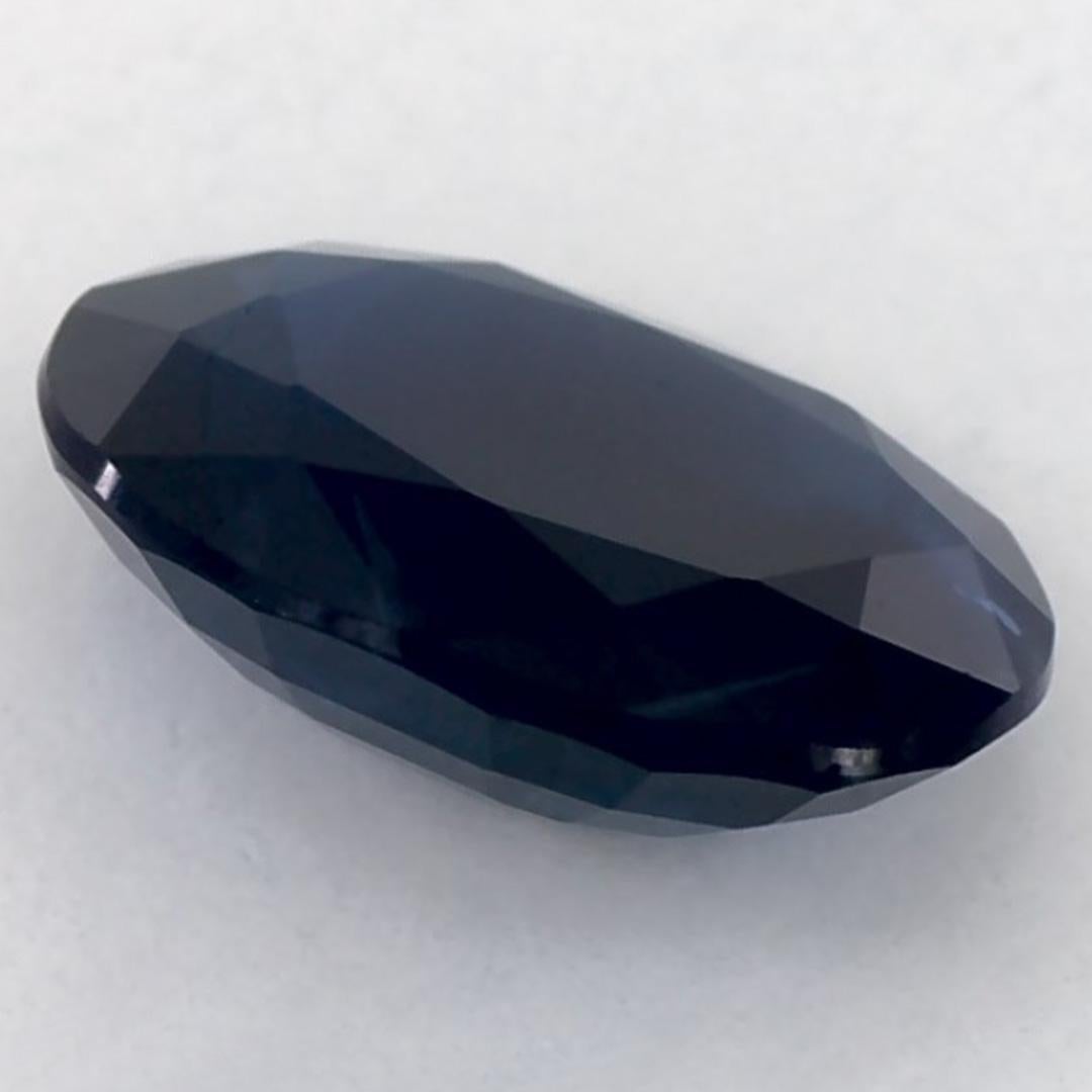 1.38 Ct Blue Sapphire Oval Loose Gemstone in vendita 1