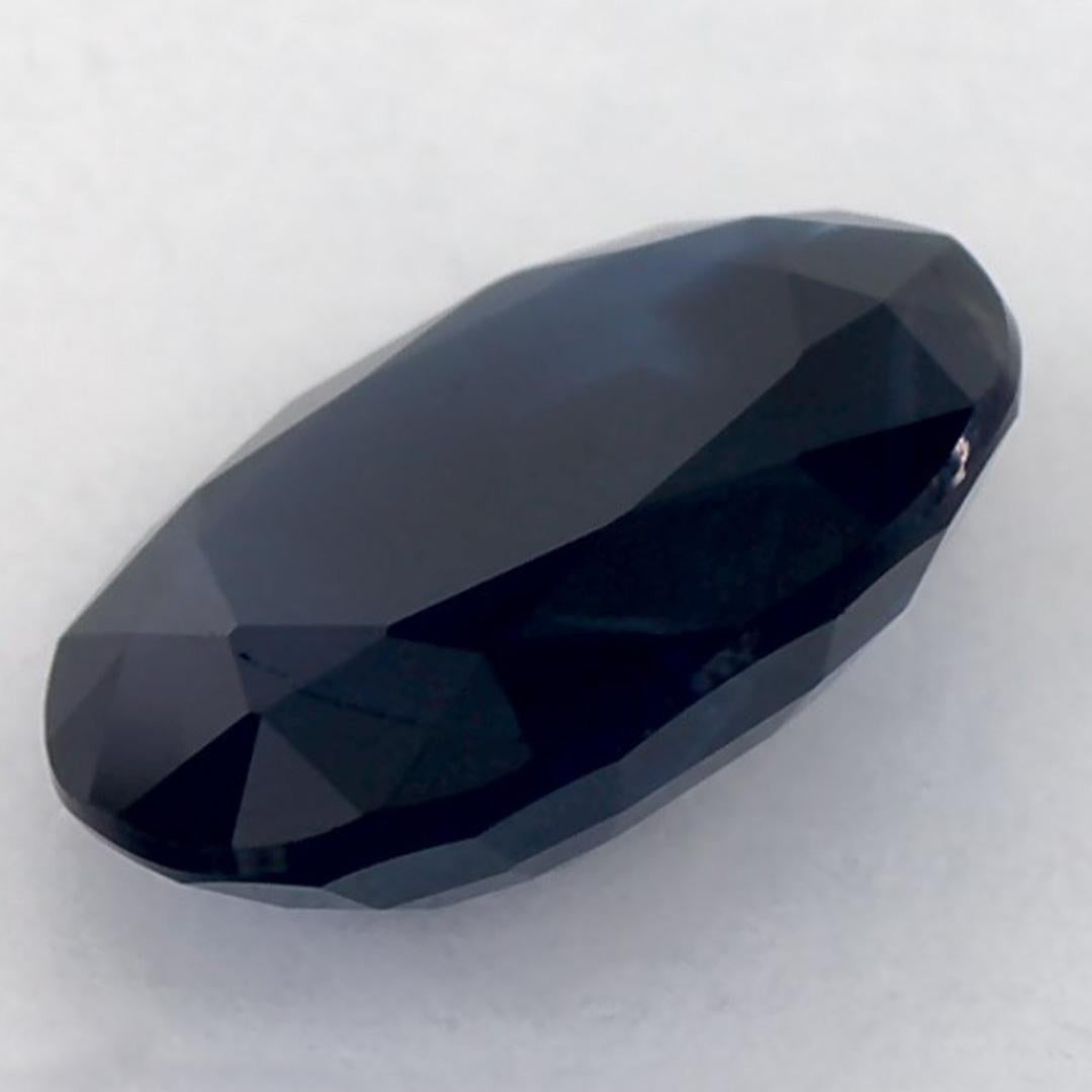 1.38 Ct Blue Sapphire Oval Loose Gemstone in vendita 2