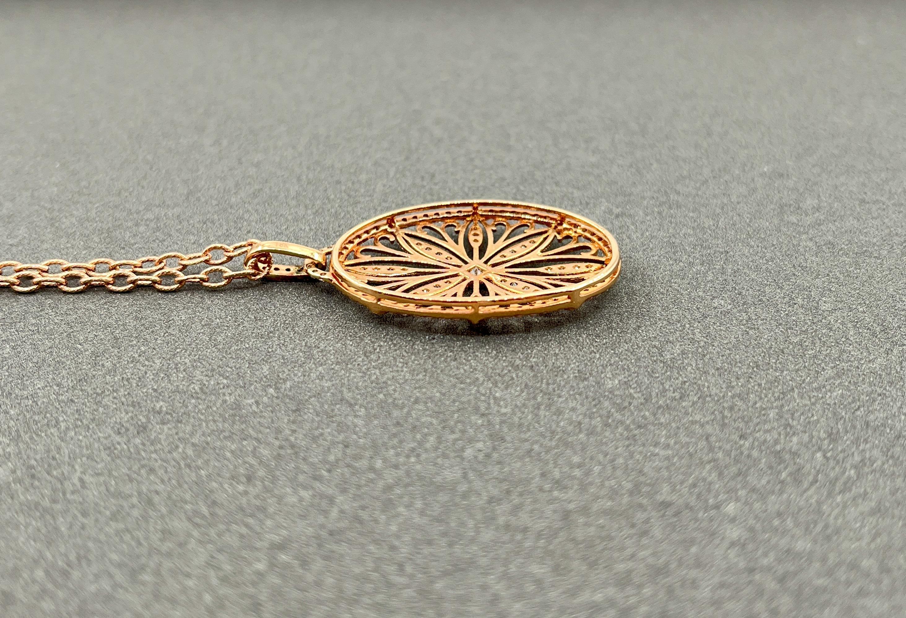 Pendentif en diamant de 1,38 ct Neuf - En vente à Chicago, IL