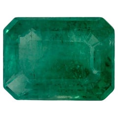1.38 qt Esmeralda talla octágono Gema suelta