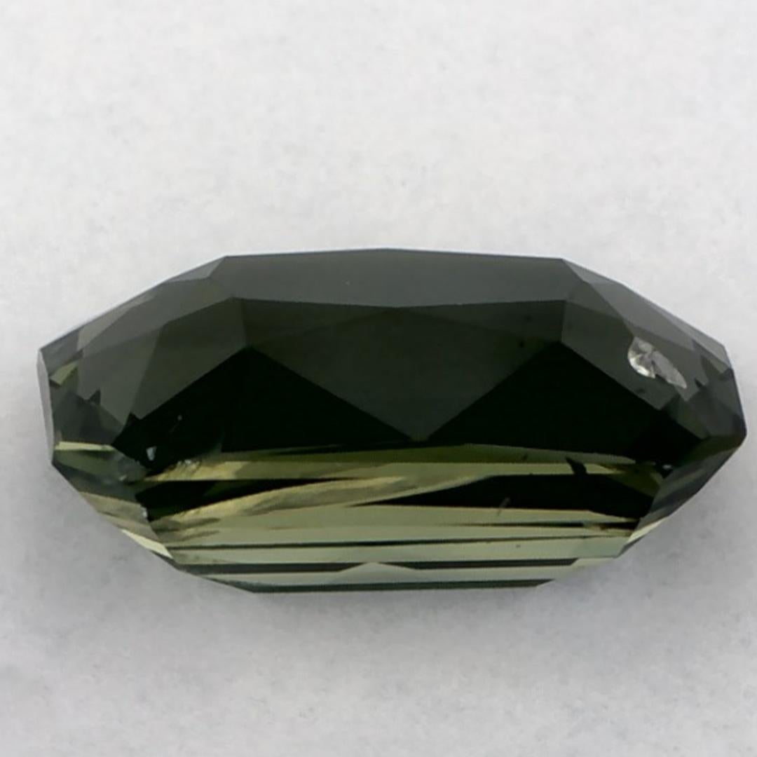 1.38 Ct Green Sapphire Radiant Loose Gemstone (pierre précieuse en vrac) Neuf - En vente à Fort Lee, NJ