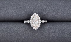 Anillo de Diamantes Marquesa de 1.38 ct