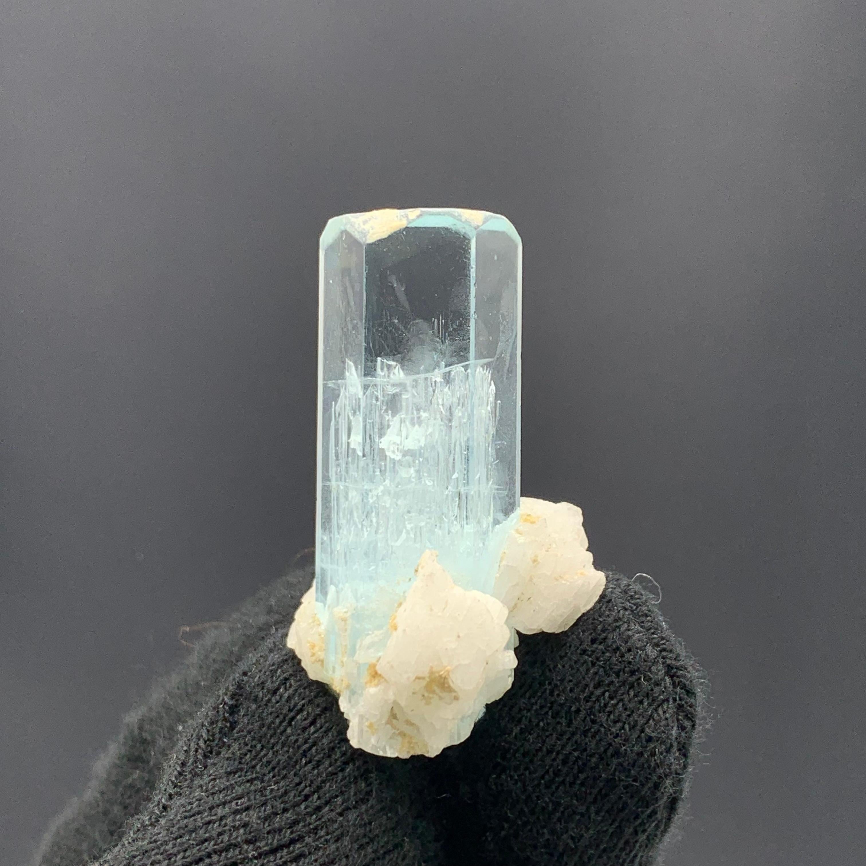 Other 13.86 Gram Lovely Aquamarine Specimen From Shigar Valley, Skardu, Pakistan  For Sale