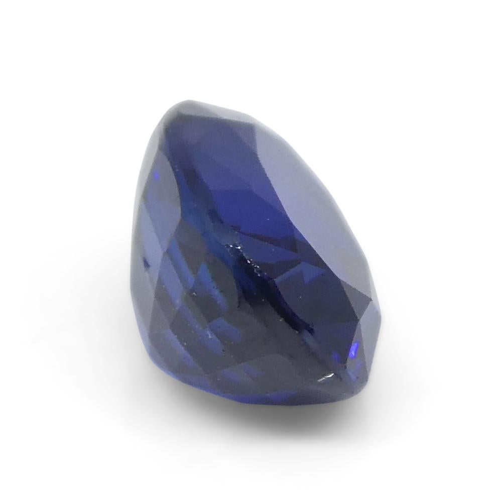1.38ct Oval Blue Sapphire from Nigeria For Sale 5