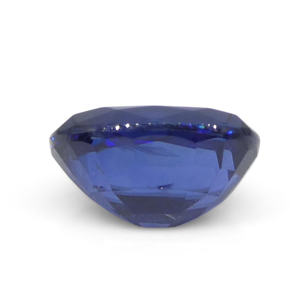 Women's or Men's 1.38ct Oval Blue Sapphire from Nigeria For Sale