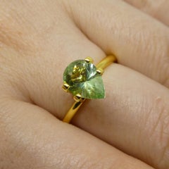 1.38ct Pear Green Tourmaline