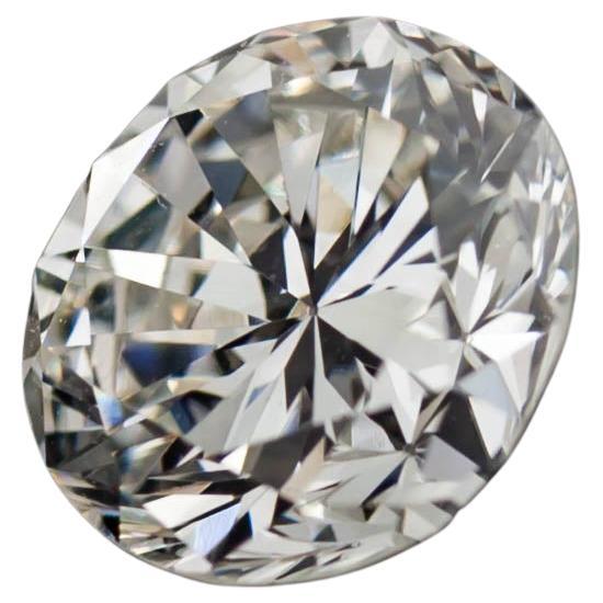 Diamant taille ronde brillant de 1,39 carat non serti H / VS1 certifié GIA