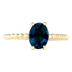 Topaz Ring In 14 Karat Yellow Gold