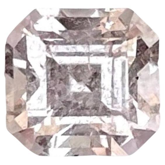 1.39 carats Peachy Pink Topaz Stone Asscher Cut Natural Pakistani Gemstone