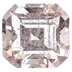 1.39 carats Peachy Pink Topaz Stone Asscher Cut Natural Pakistani Gemstone