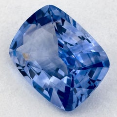 1.39 Ct Blue Sapphire Cushion Loose Gemstone