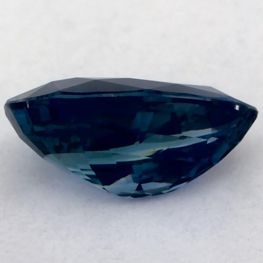 1.39 Ct Blue Sapphire Pear Loose Gemstone (pierre précieuse en vrac) Neuf - En vente à Fort Lee, NJ
