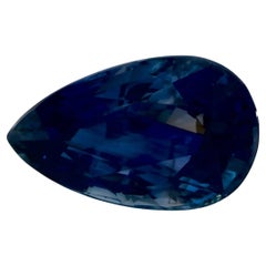 1.39 Ct Blue Sapphire Pear Loose Gemstone (pierre précieuse en vrac)