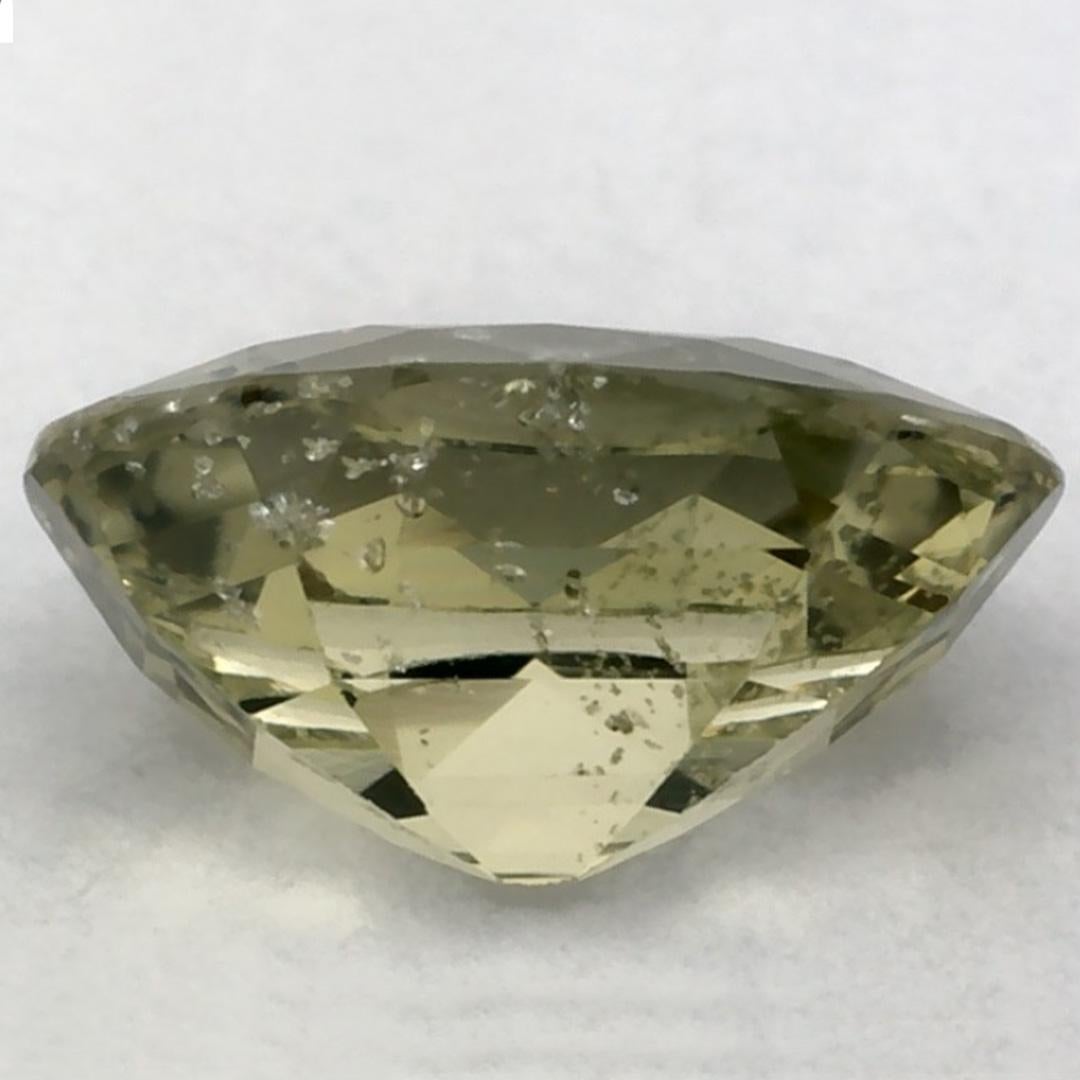 1.39 Ct Green Sapphire Oval Loose Gemstone (Saphir vert ovale en vrac) Neuf - En vente à Fort Lee, NJ