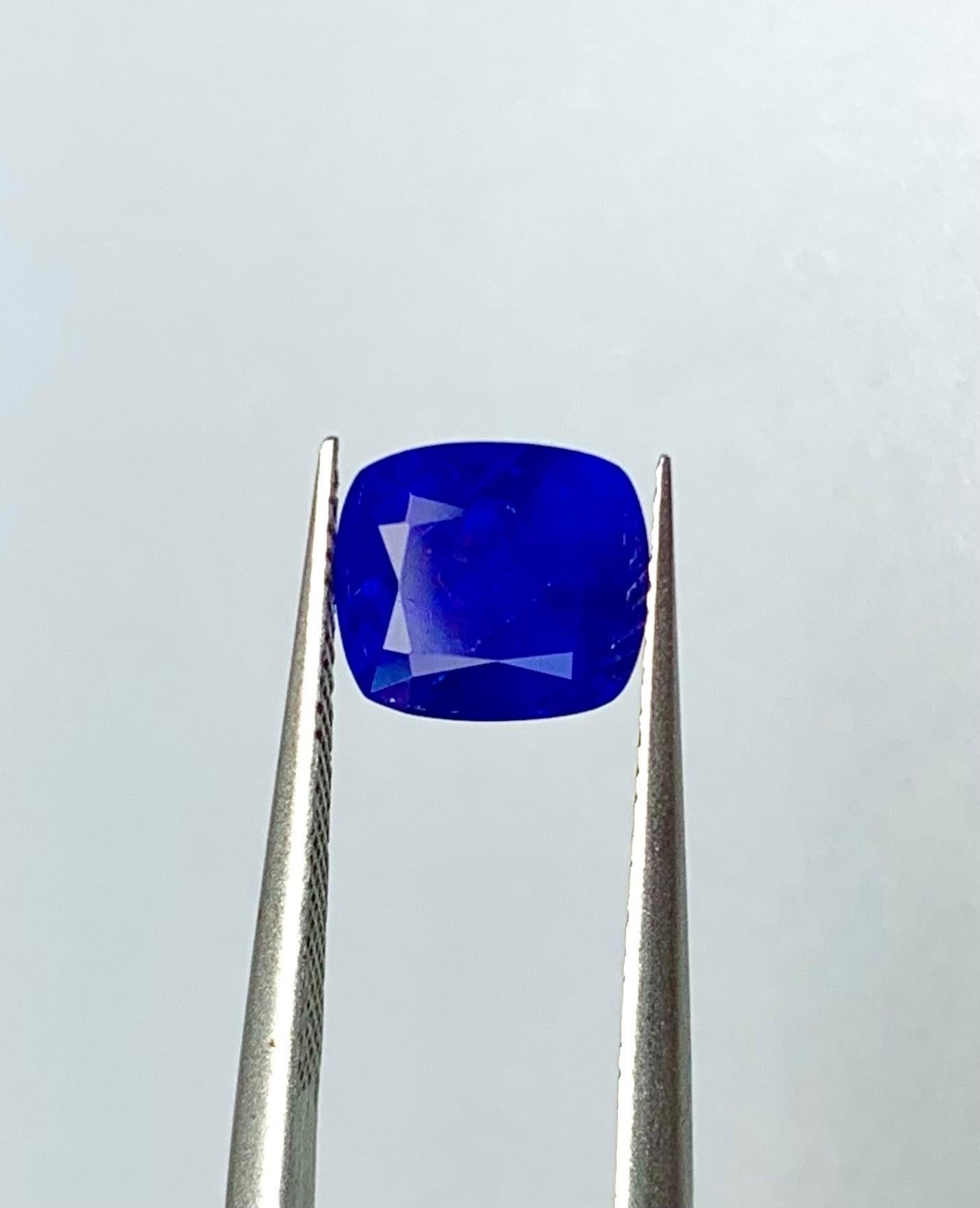 1,39 ct  Natürliche unbehandelte Hauyne Klarheit blaue Farbe  Augensauberes Afghanistan im Angebot 2