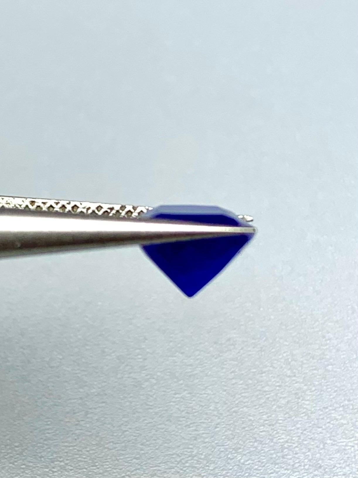 1,39 ct  Natürliche unbehandelte Hauyne Klarheit blaue Farbe  Augensauberes Afghanistan im Angebot 3