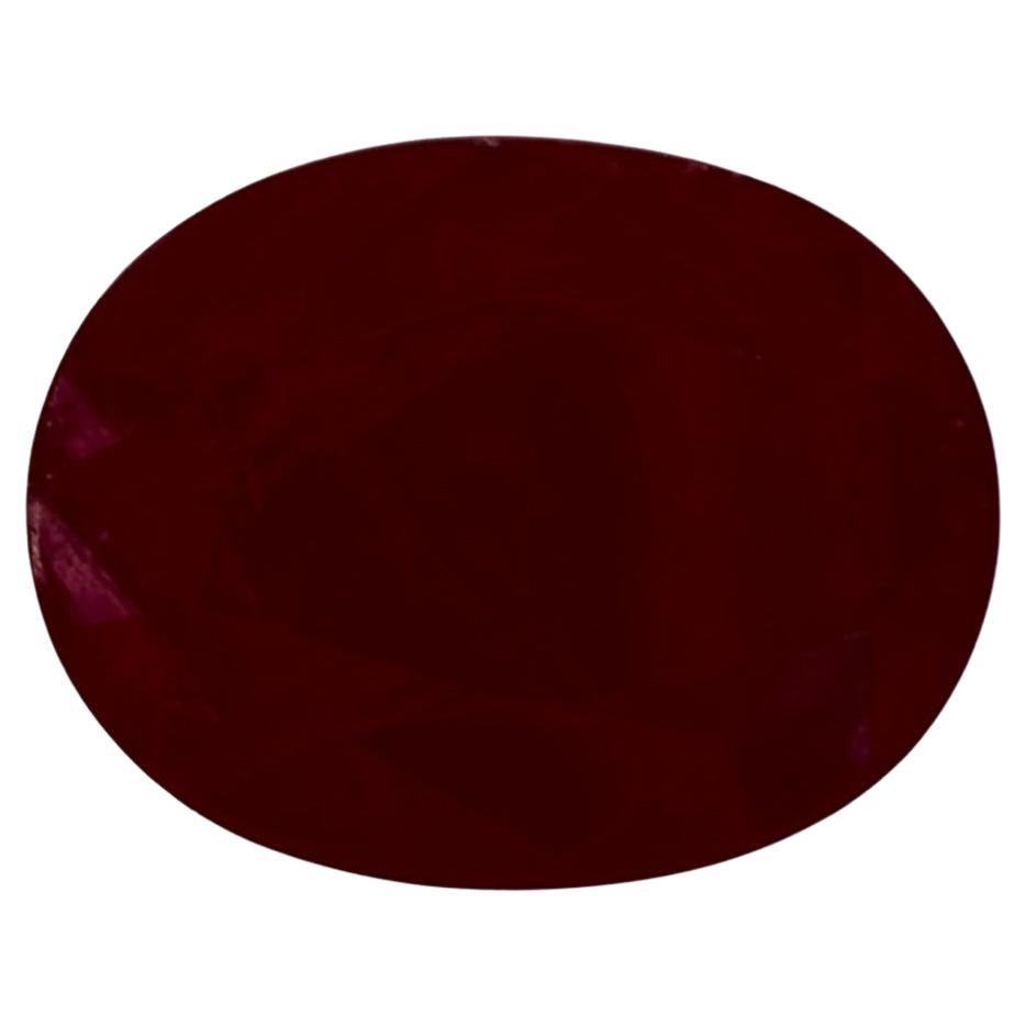 1.39 Ct Ruby Oval Loose Gemstone (pierre précieuse en vrac)