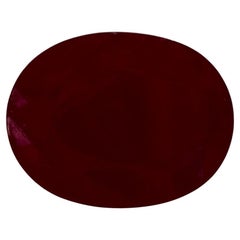 1.39 Ct Ruby Oval Loose Gemstone (pierre précieuse en vrac)