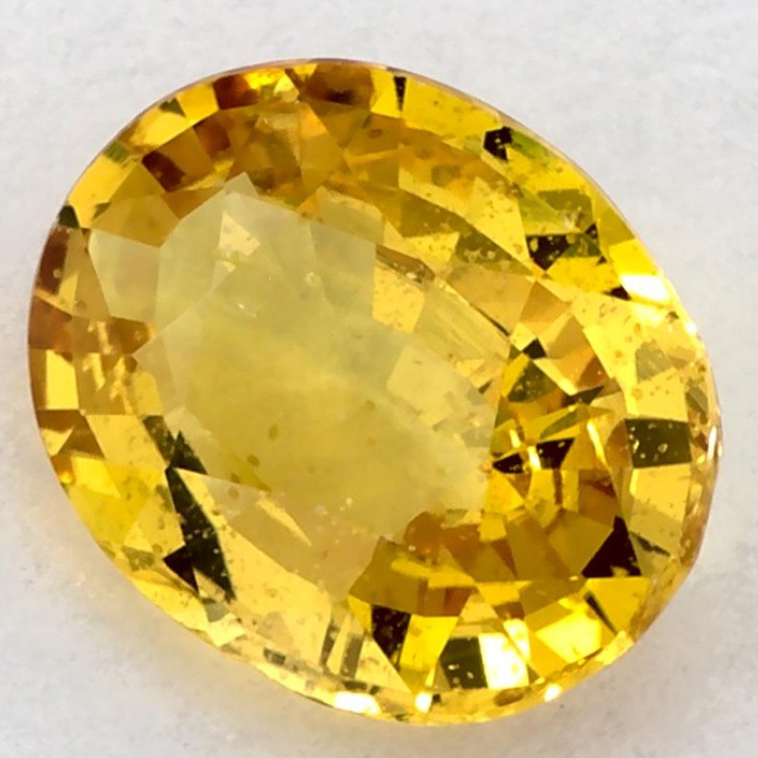 Questo zaffiro giallo naturale offre eleganza e raffinatezza. Con la sua ricca saturazione del colore e il taglio preciso, è il centro perfetto per un anello di fidanzamento o un design di gioielli di lusso.

Questo zaffiro proviene dallo Sri Lanka