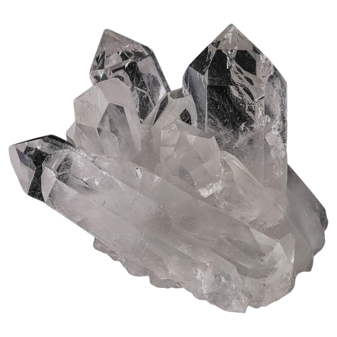 1390 Grams Robust Clear Quartz Cluster With Excellent Transparency From Pakistan