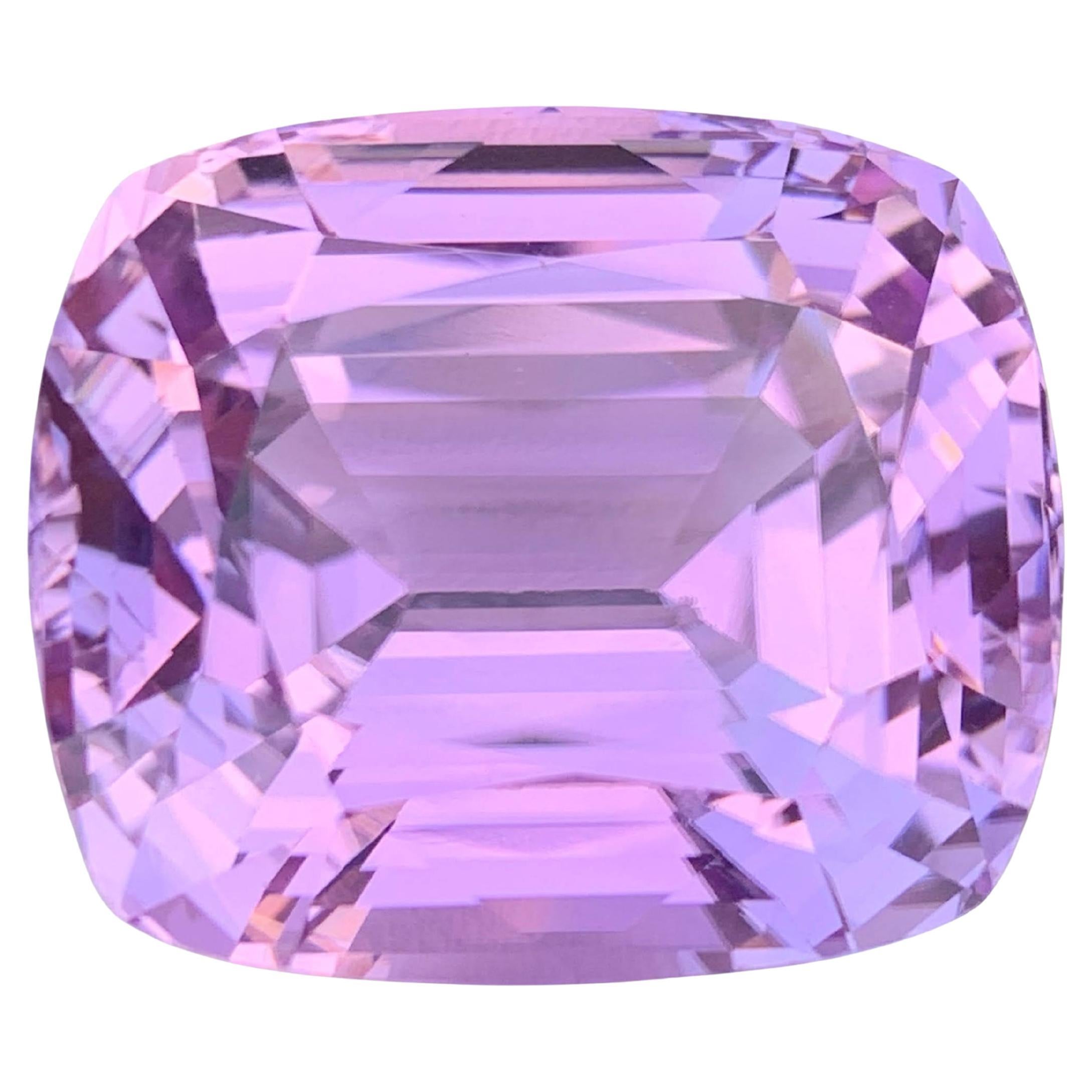 139.10 Carat Natural Loose Pink Kunzite Stone Cushion Cut Afghan Gemstone For Sale