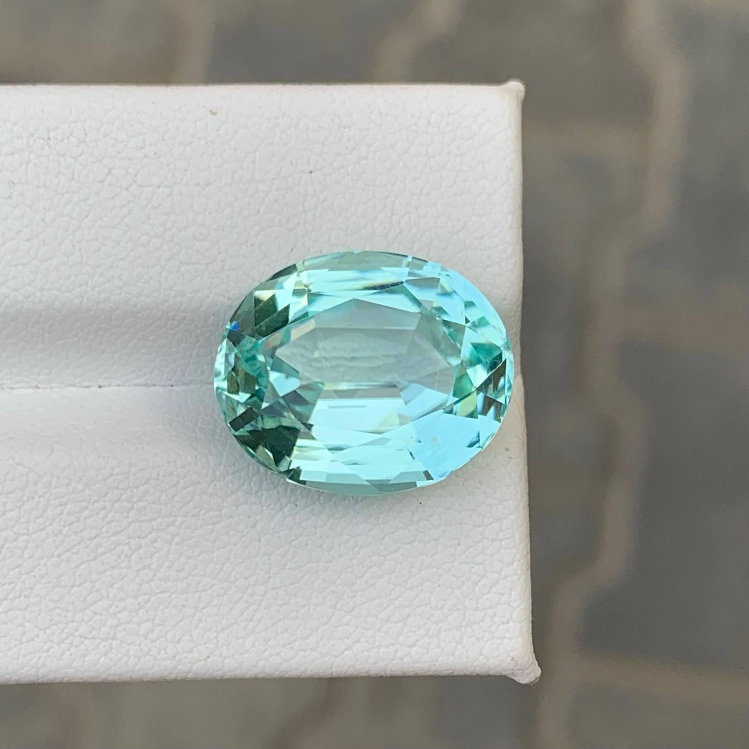 Peso 13,95 quilates 
Dimensiones 16,5x13,6x9,3 mm 
Tratamiento Ninguno 
Origen Afgano
Claridad Loup Clean 
Forma Corte Oval 




Presentamos una impresionante Turmalina Seafoam Natural Suelta de 13,95 quilates, expertamente tallada en forma ovalada