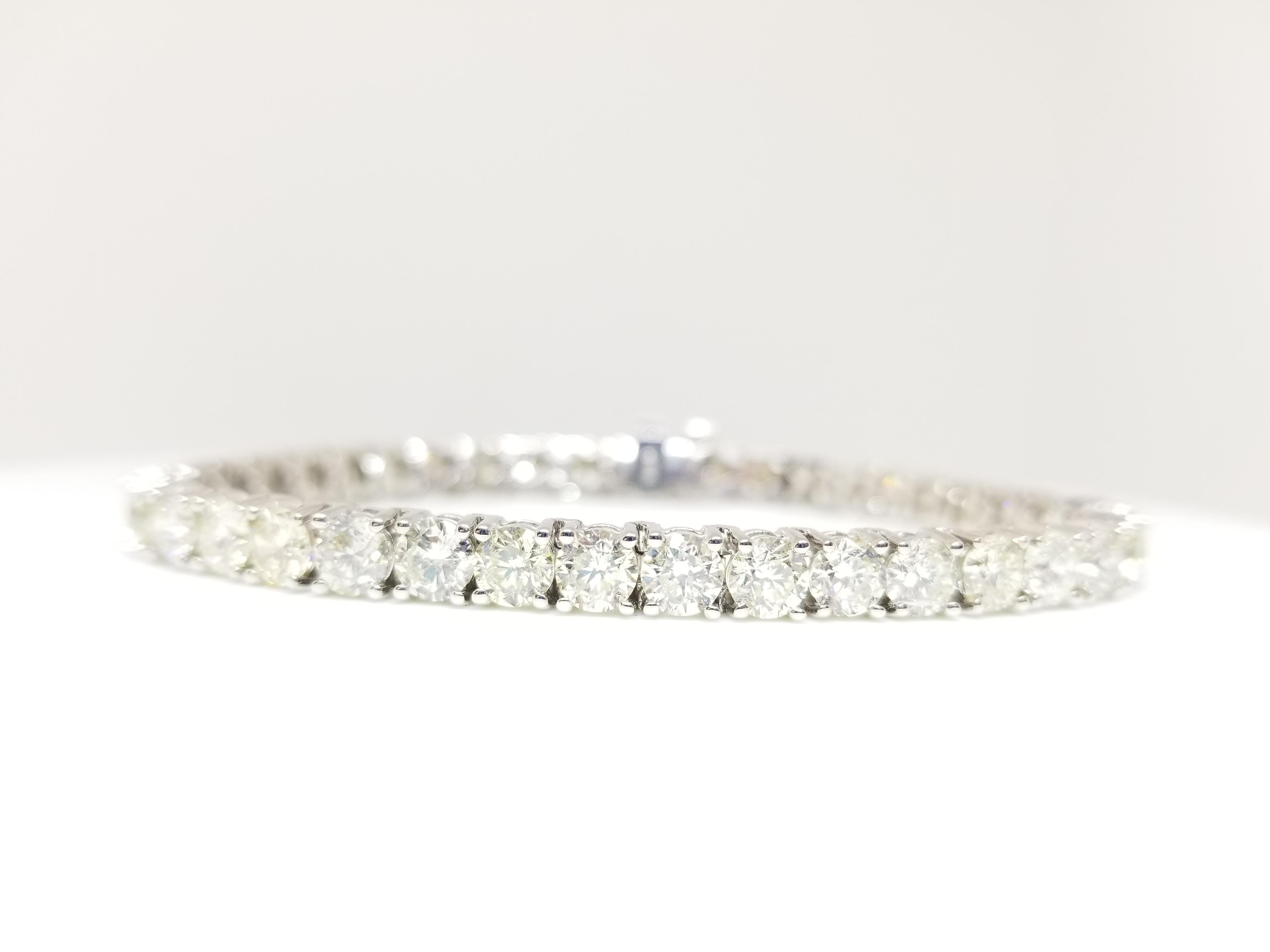 13 carat tennis bracelet