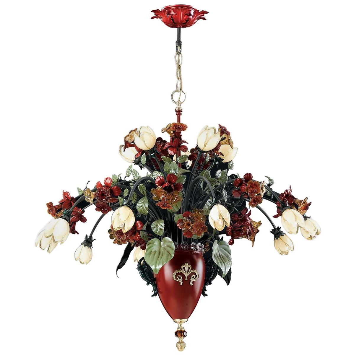 1396 15-Lights Chandelier For Sale