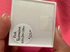 1.39ct Pear Pink Tourmaline Loose unset gemstone certified