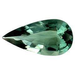 1.39ct Vivid Green Blue ‘Titanium’ Tourmaline Pear Teardrop Cut Loose
