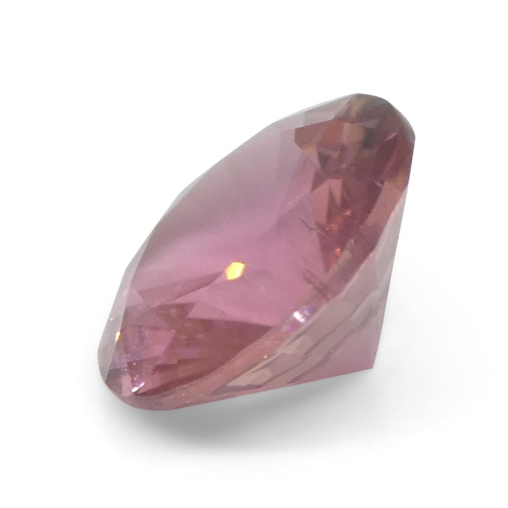 1.3ct Round Pink Tourmaline from Brazil For Sale 6